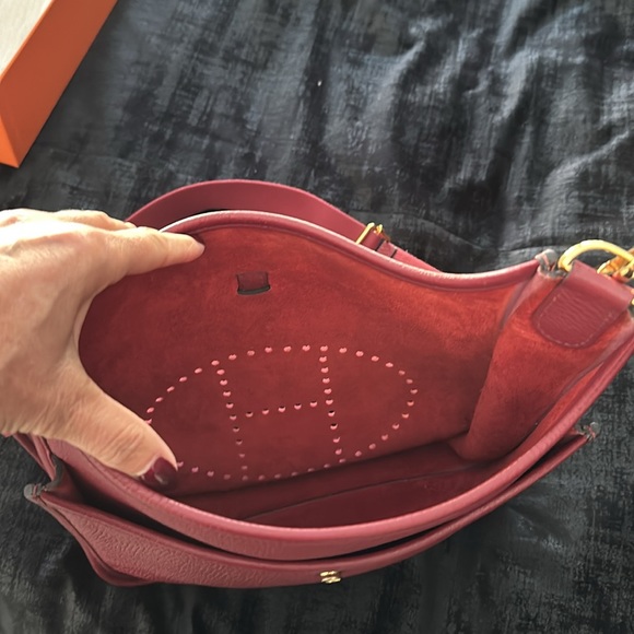 Hermes red Evelyne 29. Perfect. - Picture 12 of 13